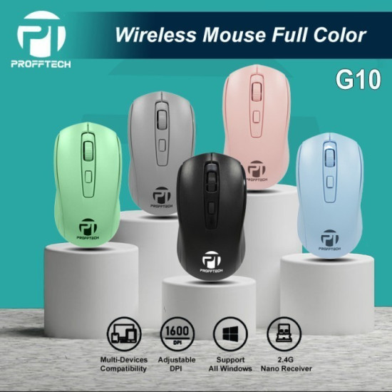 Profftech G10 Wireless Optical Mouse Silent Click Profftech G10 Wireless Optical Mouse Silent Click