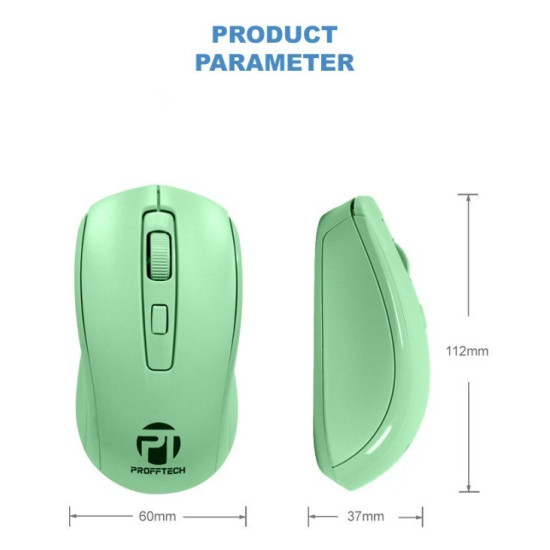 Profftech G10 Wireless Optical Mouse Silent Click Profftech G10 Wireless Optical Mouse Silent Click