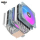 Aigo Fan Prosesor CPU Cooler 6 Heat Pipe ARGB Speed 900-1600rpm ICE600PRO