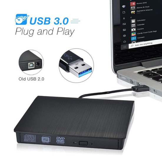 Profftech DVDRW DVD-RW External USB 3.0