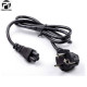 Profftech Kabel Power Laptop 1.8 Meter Adaptor Notebook 3 Lubang 1.8M 1.25mm