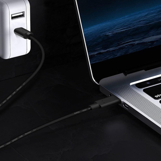 Profftech Kabel Type-C Male to Male 2 Meter USB-C M-M