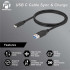 Profftech Kabel USB 3.0 to Type C 3.1 Sync Charge Cable Panjang 2 Meter