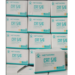 Profftech Connector UTP Cat6 Kepala Konektor RJ45 Cat 6 50 Pcs