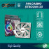 Axper Case Fan Casing RGB 12 cm Static Original Stroom 120 Black White