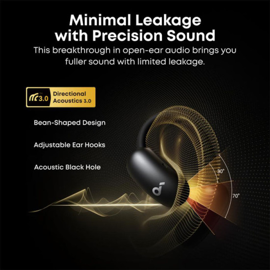 ANKER Soundcore AeroFit 2 Open Ear Earbuds Earphone Bluetooth Wireless A3874 ANKER Soundcore AeroFit 2 Open Ear Earbuds Earphone Bluetooth Wireless A3874