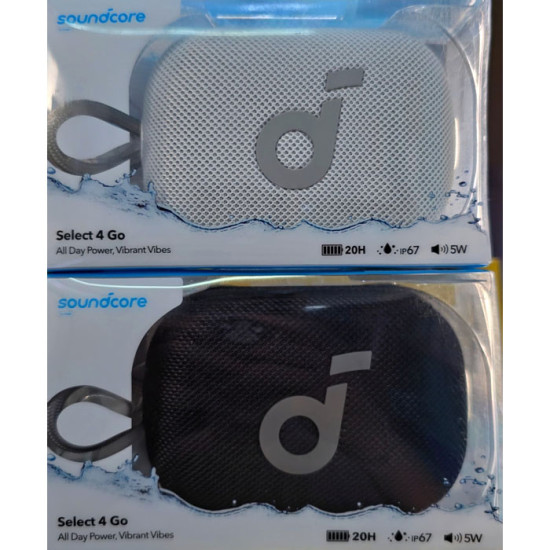 Anker A31X1 Soundcore Select 4 Go Bluetooth Speaker Output 5W Anker A31X1 Soundcore Select 4 Go Bluetooth Speaker Output 5W
