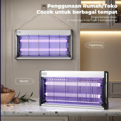Aoki AK-873 Lampu UV Perangkap Nyamuk Lalat Laron Bug Zapper 40W 40 Watt