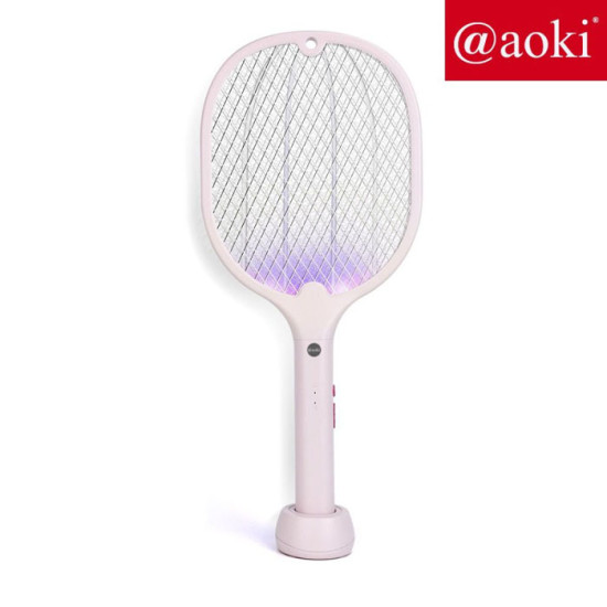 Aoki Raket Nyamuk 2 in 1 Berdiri Gantung Mosquito Insect Killer AK-890S Aoki Raket Nyamuk 2 in 1 Berdiri Gantung Mosquito Insect Killer AK-890S