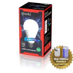 Aoki Sapphire Lampu LED 15W E27 Bohlam 15 Watt AS-15W