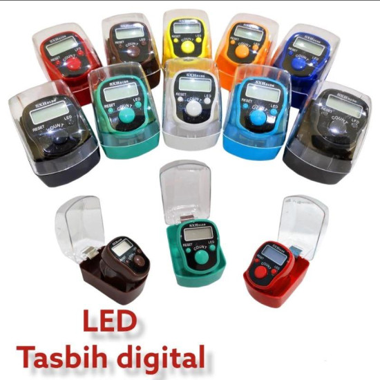 Tasbih LED Digital Kotak Tally Finger Counter