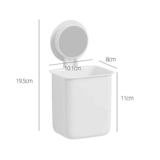 Tempat Sikat Gigi Odol Tempel Plastik Suction