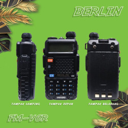 Berlin FM-V6R Handie Talkie HT Dual Band Frequency Display Standby Berlin FM-V6R Handie Talkie HT Dual Band Frequency Display Standby