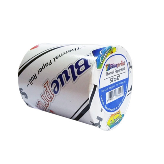 Blueprint Thermal Paper Roll 57x47mm Kertas Termal Struk Kasir POS EDC