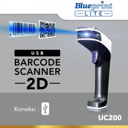 Blueprint Lite UC200 Wired Barcode Scanner Infrared USB CCD CMOS 2D