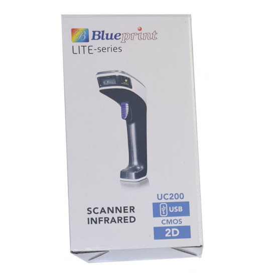 Blueprint BP-UC200 Barcode Scanner Infrared USB CCD 2D Auto Scan