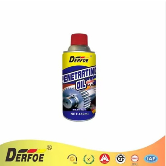 Derfoe Penetrating Oil 450 ml Spray Pelumas Pembersih Karat Besi 450ml