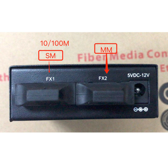 Flextreme FL-100MM-SM Media Converter 100 Mbps Multimode MM 2 km to Singlemode SM 20km