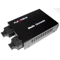 Flextreme FL-1000MM-SM Media Converter Gigabit Multimode to Singlemode
