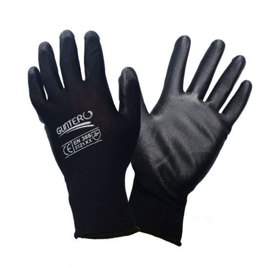 Guntero Sarung Tangan Pelindung Level 1 Safety Hitam Cut Resistant GT1001