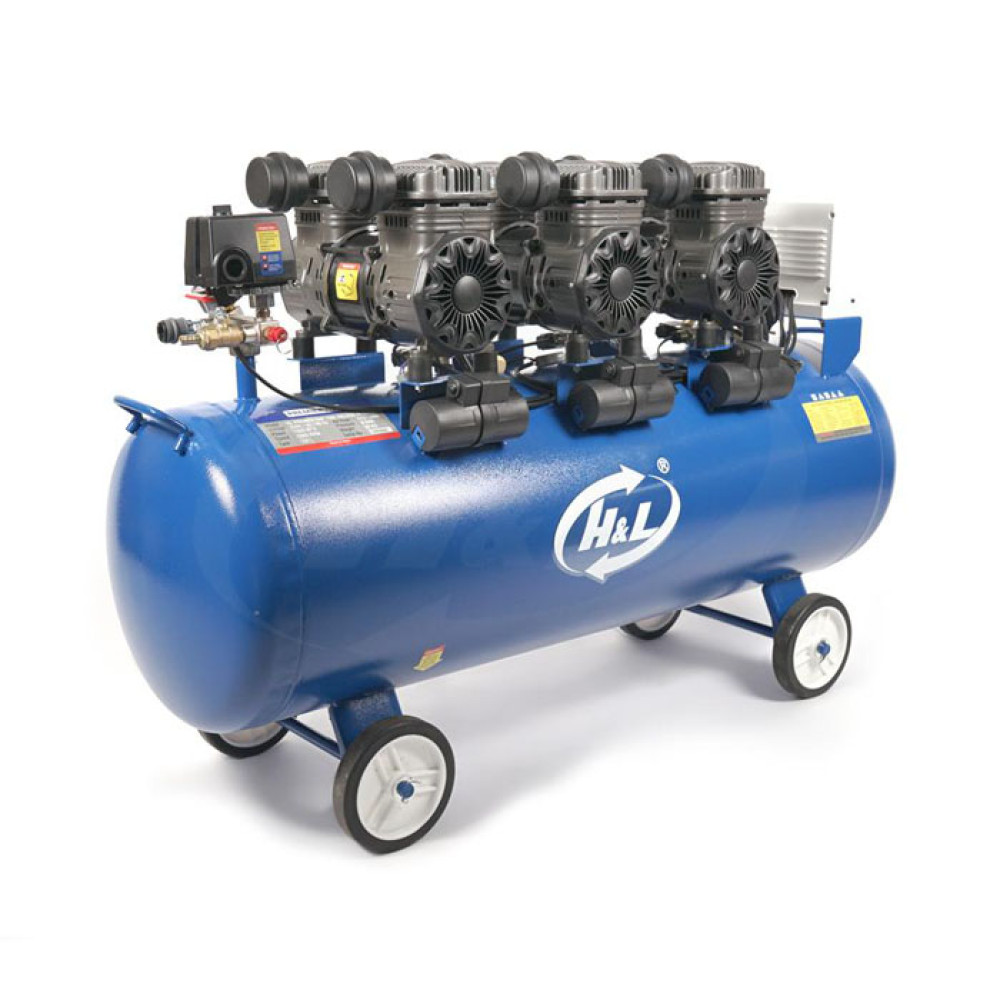 HL Premier Kompresor Angin 5HP 100 Liter Oiless Compressor 100L HL-S5100