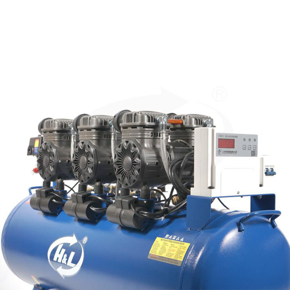 100l Compressor Components HL Premier Kompresor Angin 5HP 100 Liter Oiless Compressor 100L HL-S5100