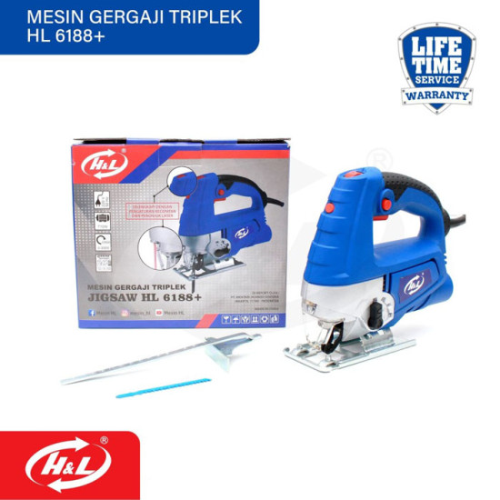 HL 6188+ Alat Mesin Potong Gergaji Triplek Jigsaw Laser HL 6188+ Alat Mesin Potong Gergaji Triplek Jigsaw Laser