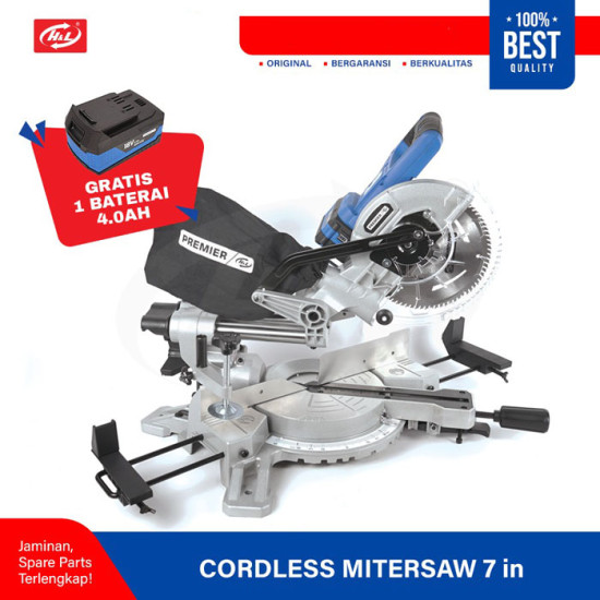 HL Mesin Potong Aluminium 7 inch Cordless Miter Saw 7 Inch CMS 232