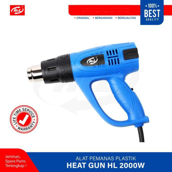 HL Heat Gun 2000W Alat Pemanas Plastik Hot Air 2000 Watt