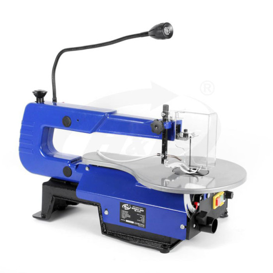 HL 6115 Mesin Ukir Kayu 120W Scroll Saw Max Cutting Depth 50mm Width 405mm 