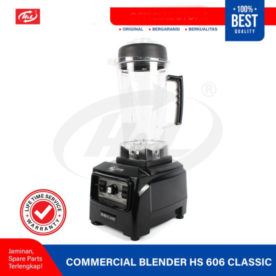 HL Commercial Blender Mesin Pelumat HS 606 Classic 2 Liter 1500W