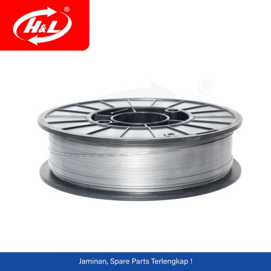 HL Kawat Las Flux Core Berat 5 Kg 1 Roll Untuk Mesin MIG