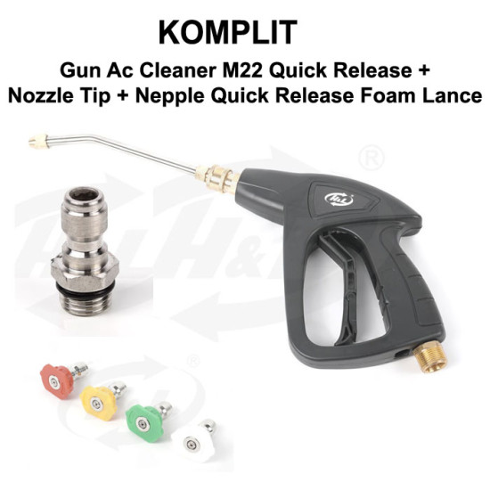 HL M22 Gun AC Cleaner Quick Release For Jet Cleaner QL-1900 QL-2500 PW70 PWC70 VRS 60