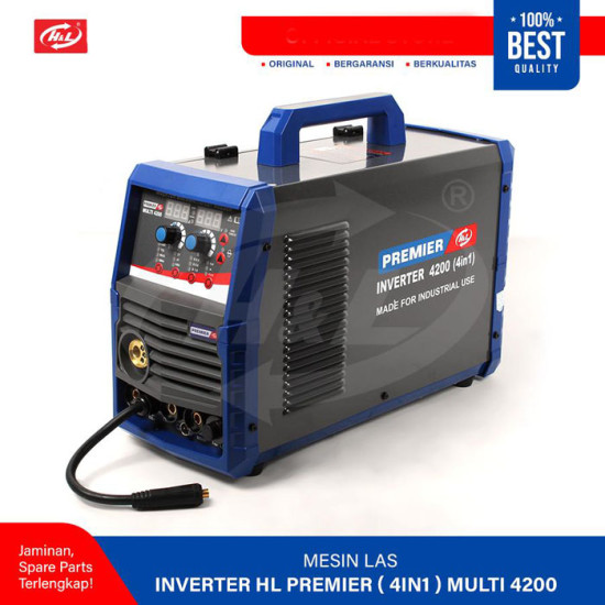 HL Premier Multi 4200 Mesin Las 4 in 1 Welding Machine Inverter 4 Jenis MMA MIG TIG CUT40