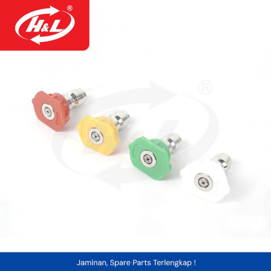 HL Nozzle Tip Quick Release Set isi 4 Pcs For Jet Cleaner Sparepart