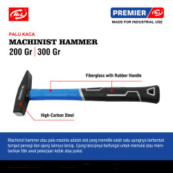 HL Premier Palu Kaca Machinist Hammer 200G 300G 200 Gram 300 Gram