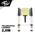 HL Tangga Teleskopik 2.6 Meter Lipat Single Telescopic Ladder 2.6M