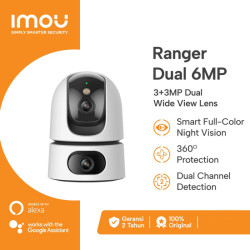 Imou Ranger Dual 6MP Indoor Smart Security Camera Night Vision Pan Tilt