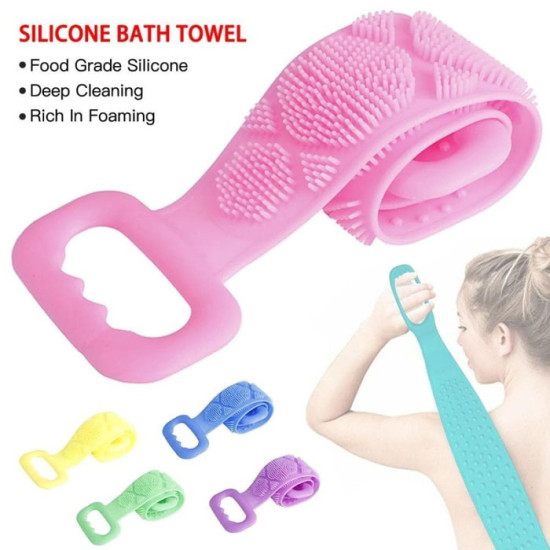 SIlicone Scrubber Alat Sikat Punggung Silikon Gosokan Mandi