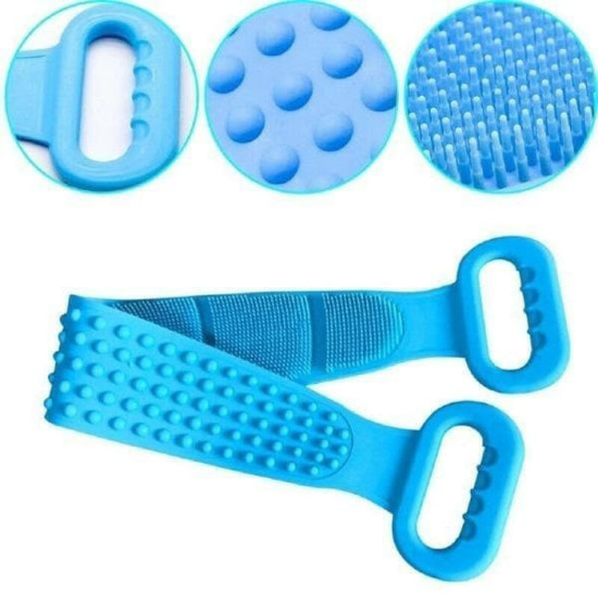 SIlicone Scrubber Alat Sikat Punggung Silikon Gosokan Mandi