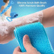 SIlicone Scrubber Alat Sikat Punggung Silikon Gosokan Mandi