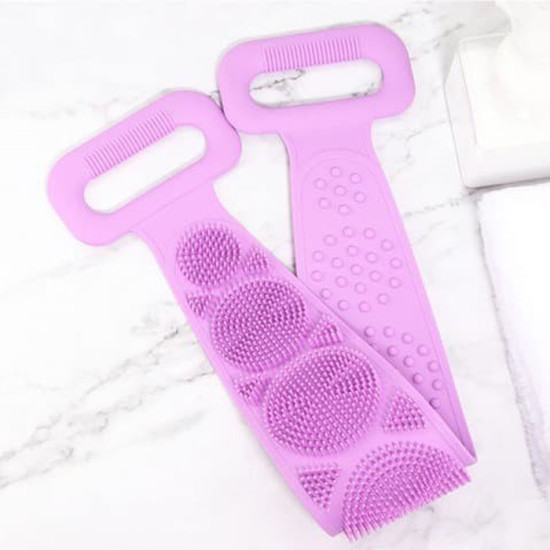 SIlicone Scrubber Alat Sikat Punggung Silikon Gosokan Mandi