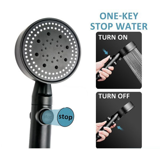 Paket Kepala Shower 5 Mode Selang 150 cm Fleksibel Kamar Mandi Paket Kepala Shower 5 Mode Selang 150 cm Fleksibel Kamar Mandi