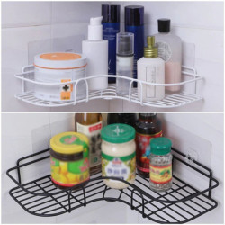 Rak Dinding Sudut Besi Tempel 1 Tingkat