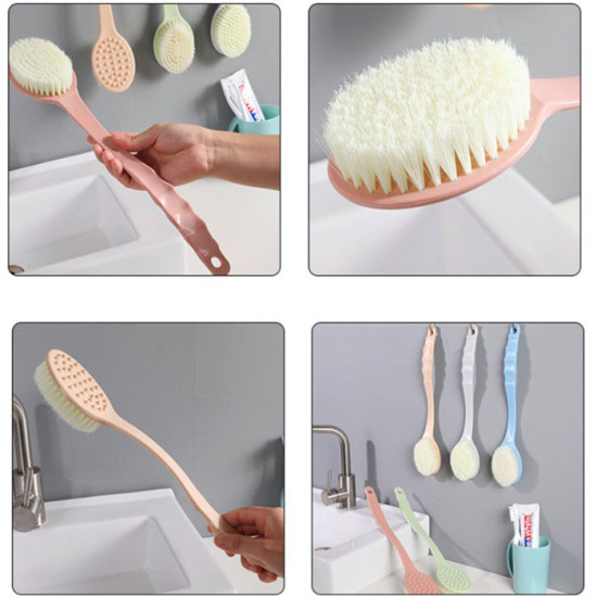 Sikat Mandi Bulu Lembut Gagang Panjang Gosok Punggung