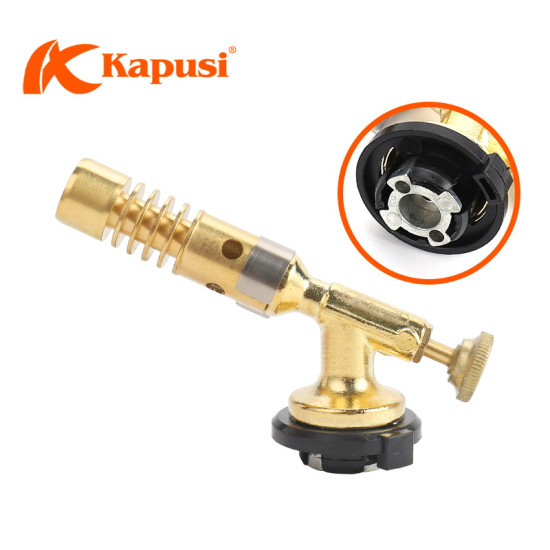 Kapusi Gas Torch Blow Flame Gun Bahan Kuningan Bebas Korosi K-8010