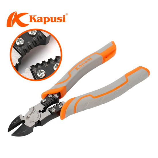 Kapusi Tang Potong Kupas Kabel 7.5 Inch 19cm 190mm K-8067