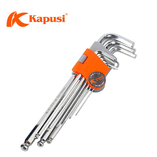 Kapusi Hex Key Set 9 Pcs Kunci L Hexagonal 9Pcs K-0193
