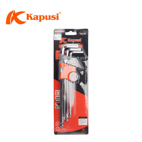 Kapusi Hex Key Set 9 Pcs Kunci L Hexagonal 9Pcs K-0193