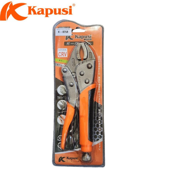 Kapusi Tang Buaya 10 Inch 10Inch Gagang Karet Locking Plier K-8258